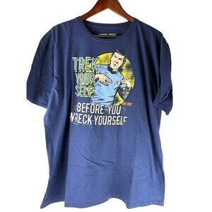 VTG 2000's NWOT Plus Size 2015 Star Trek Spock Graphic Tee shirt, Men's Size 2XL